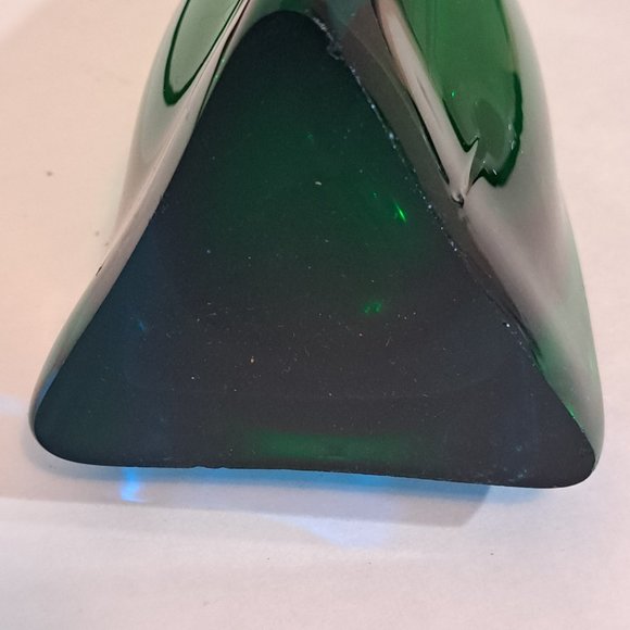 Vintage MCM Green/Blue Swung Glass - Picture 6 of 7